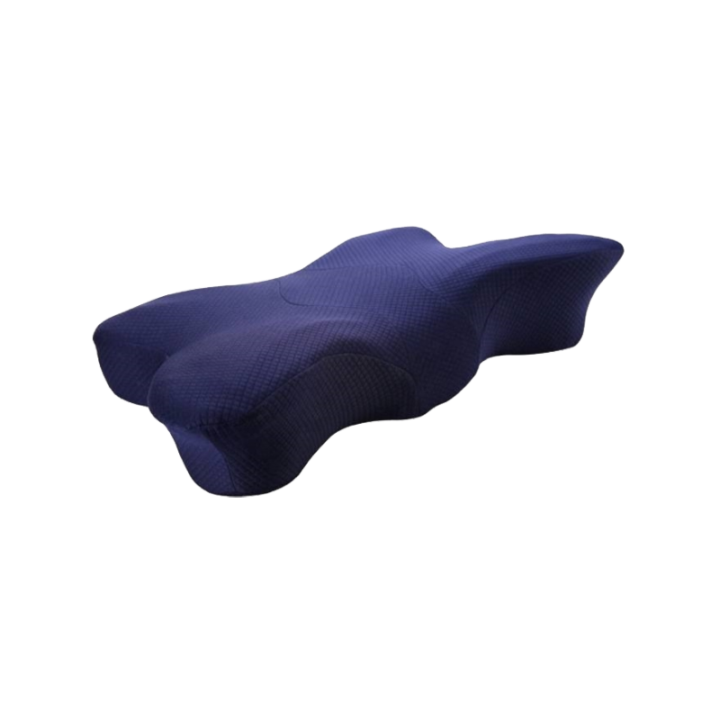 Wedge Codladh Leaba Compordach Comhrian Chustaim Ortaipéideach Cruth Féileacán Piliúir Codlata Pillow Cúr Cuimhne Ceirbheacsach Frith-Snore