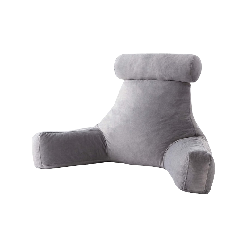 Pillow Suaimhnis Léitheoireachta Le Armas Tacaíochta Foam Cuimhne a Líonadh Pillow Tacaíocht Foirfe Ar Ais do Dhaoine Fásta Léitheoireacht Ag Breathnú ar Philiúir Teilifíse