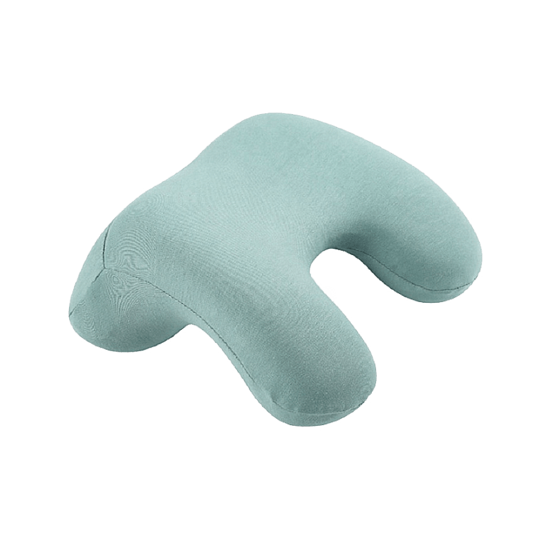 Pillow Taistil Inaistrithe Compordach Lógó an Chustaim Foirm Chuimhne Fuarú Pillow Muineál Taistil Silicone Pillow Smig Tacaíocht Taisteal