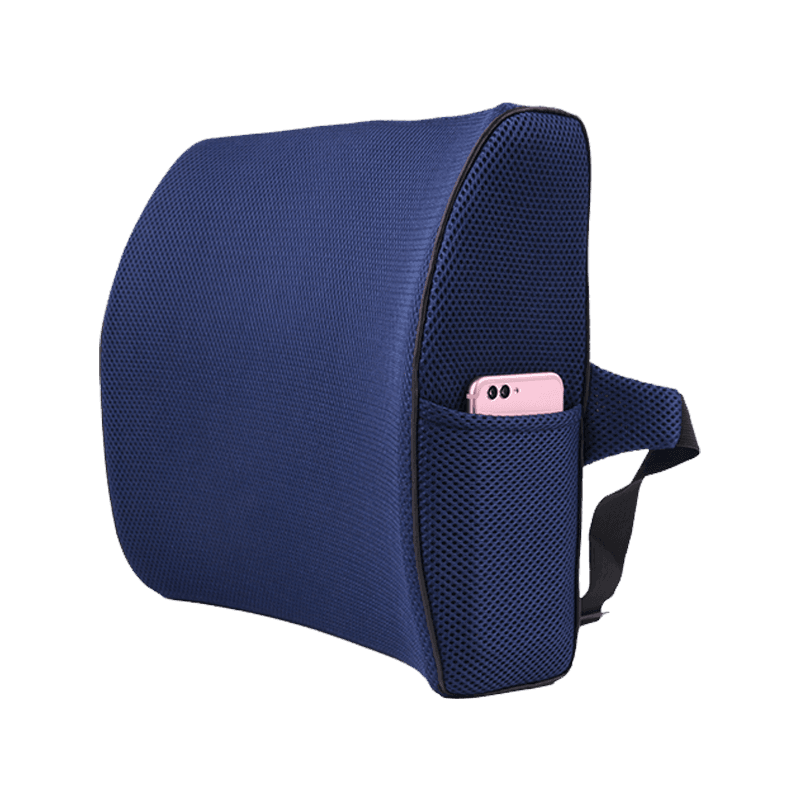 Clúdach Mogalra Aer-thréscaoilteach Pillow Tacaíochta Lumbar Cúltaca Cúr Cuimhne Compordach