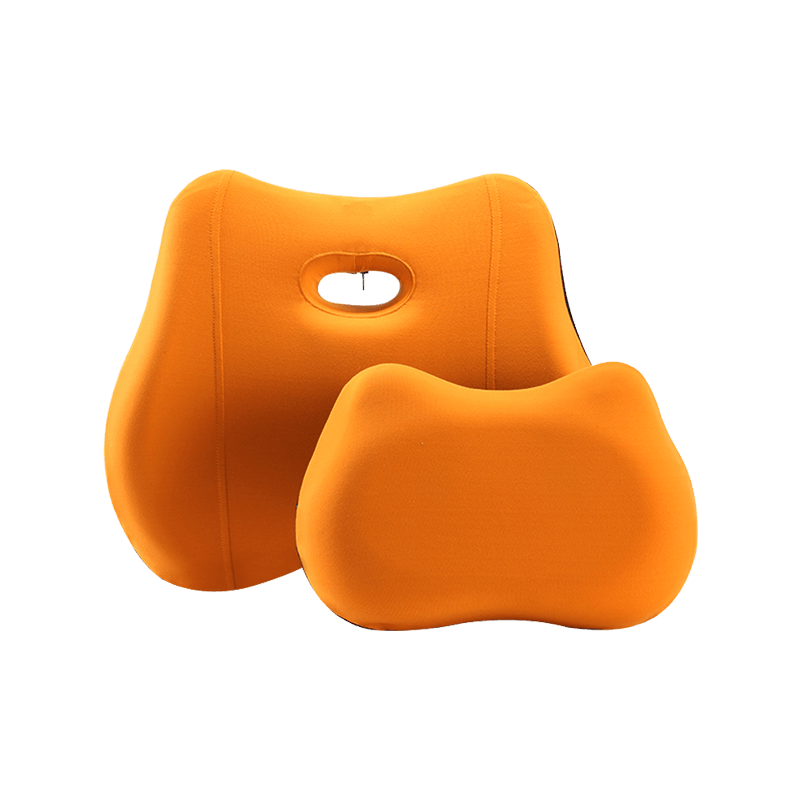 Cúr cuimhne mhonarcha poircealláin dearadh nua headrest compordach agus sraith mhaolú lumbar