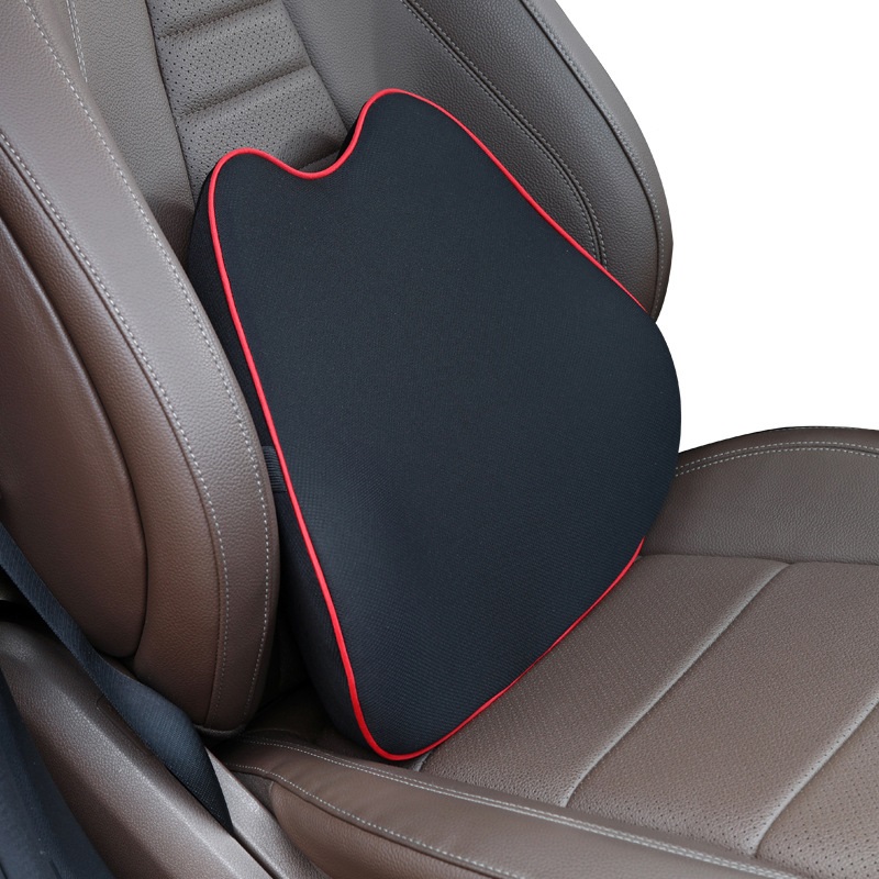Headrest carr lumbar socraithe cúr cuimhne mhaolú oifig mhaolú lumbar ar ais pillow lumbar tacaíocht lumbar carr tacaíochta lumbar