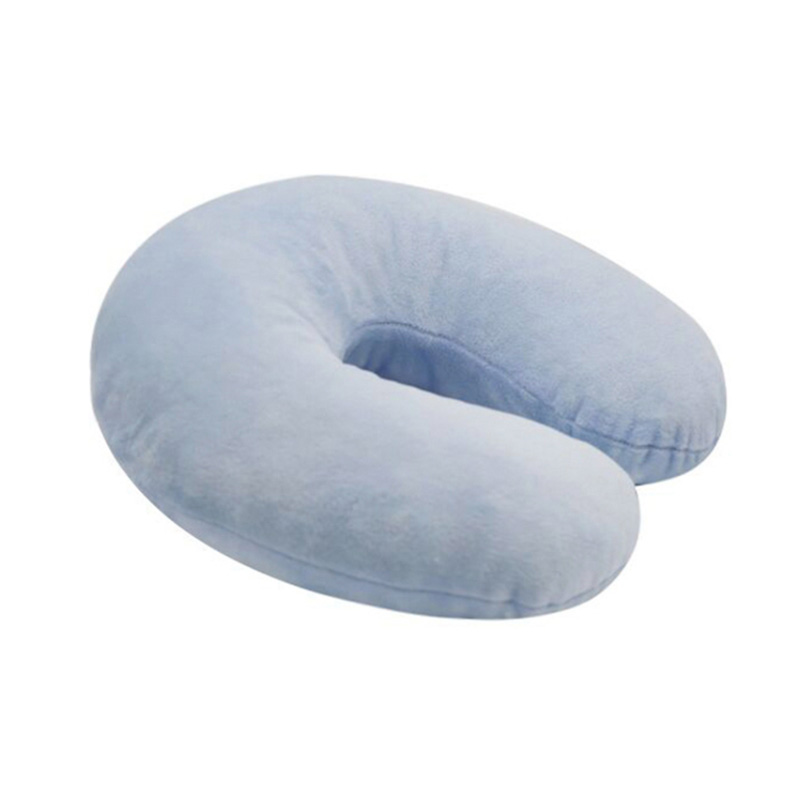 Pillow Tacaíocht Muineál Taistil Mac Léinn Gearr Plush U-Shaped