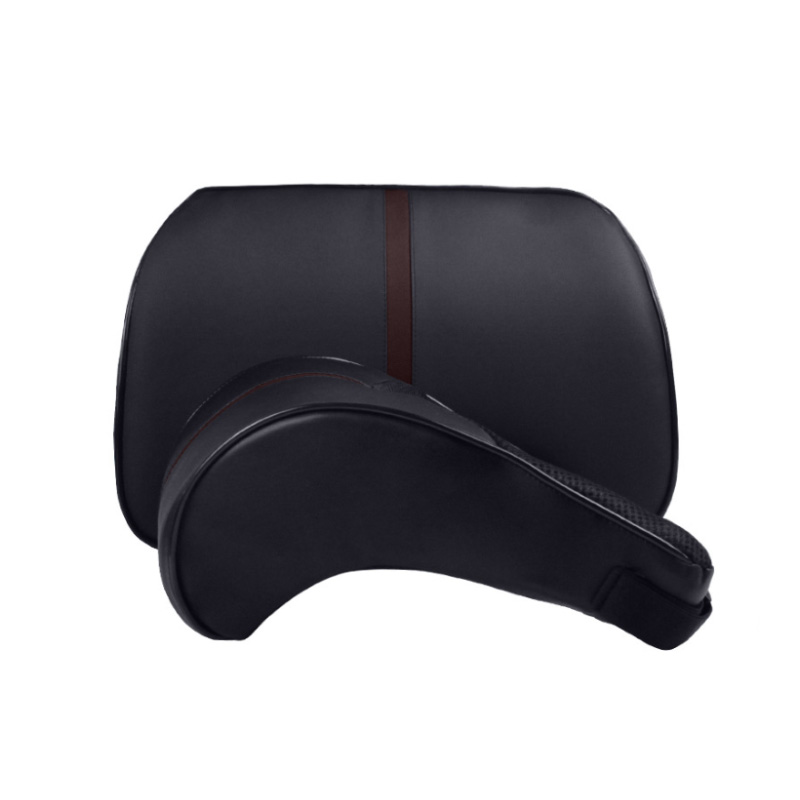 Soláthairtí Taobh istigh Gluaisteán Cushion Headrest Gluaisteán Pillow Muineál Suíochán Ar ais Foam Cuimhne Lumbar Carranna Lumbar